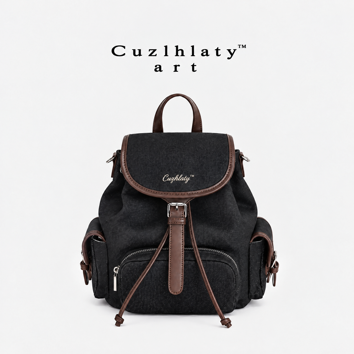 Pathfinder Flap Backpack — Women’s Black Casual Daypack Purse