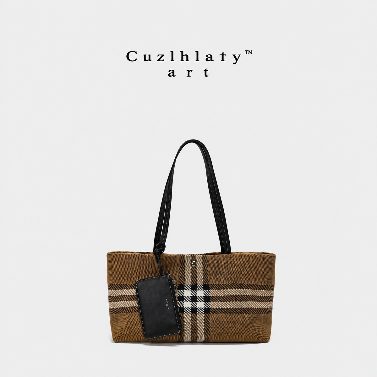 English Leisure Plaid Tote Bag — Women’s Everyday Shoulder Carryall