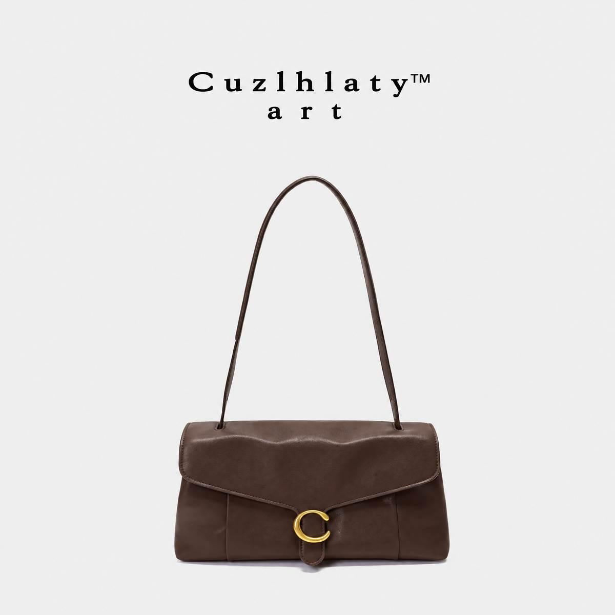 Autumn Grove Shoulder Bag — Women’s Brown Leather Flap Handbag