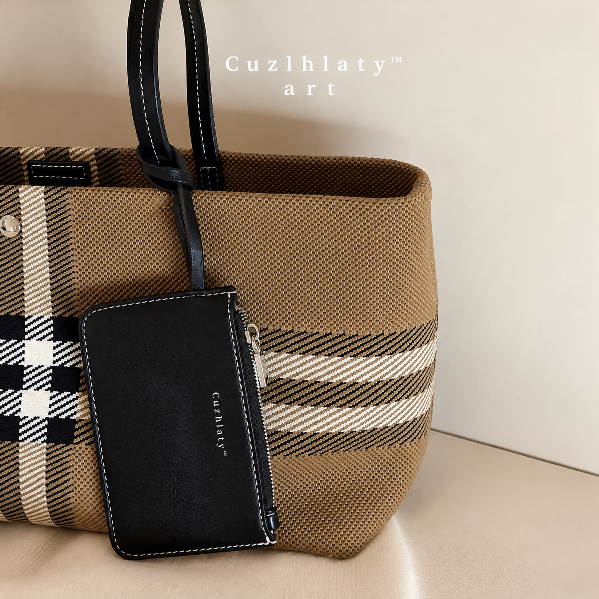 English Leisure Plaid Tote Bag — Women’s Everyday Shoulder Carryall